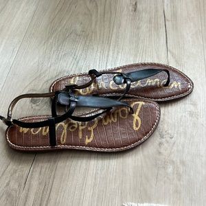 SAM EDELMAN BLACK SANDALS